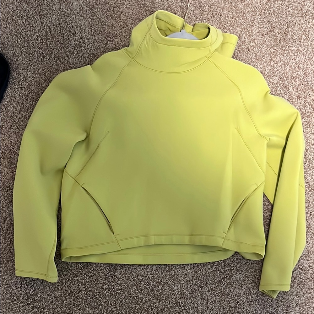 Lululemon Yellow High-Neck Pullover